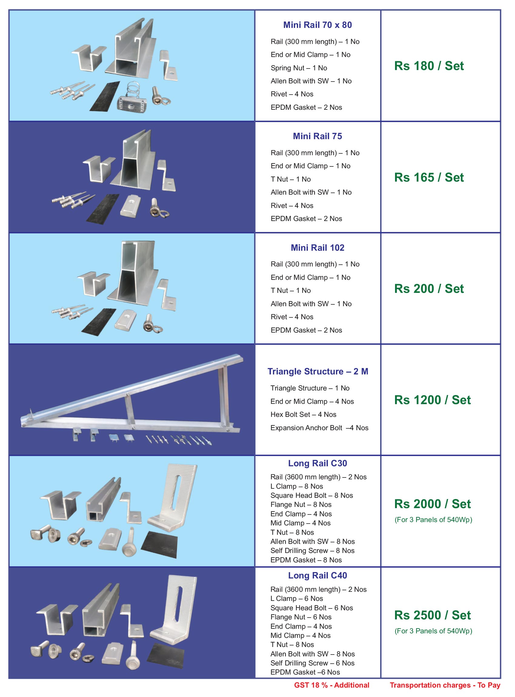 Solar Structure Price in Chennai