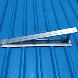 sheet roof solar mounting structure