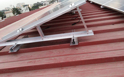 Solar North Roof Structure India